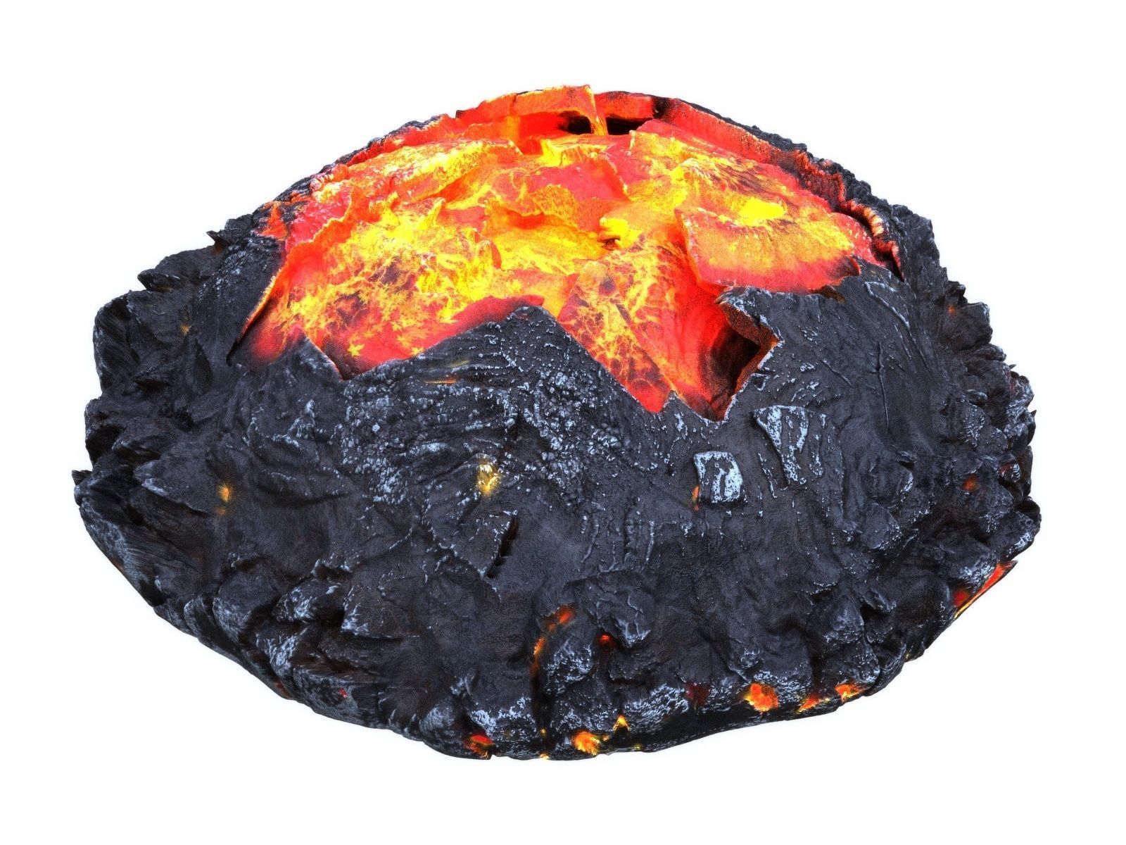 Crater HD 3D model_1