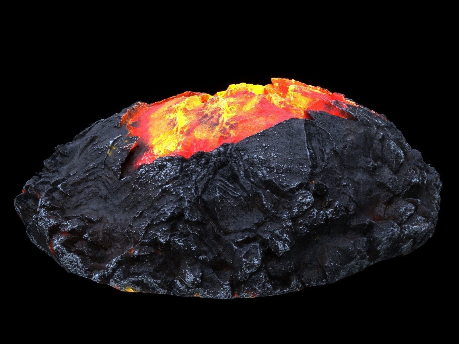 Crater HD 3D model_6