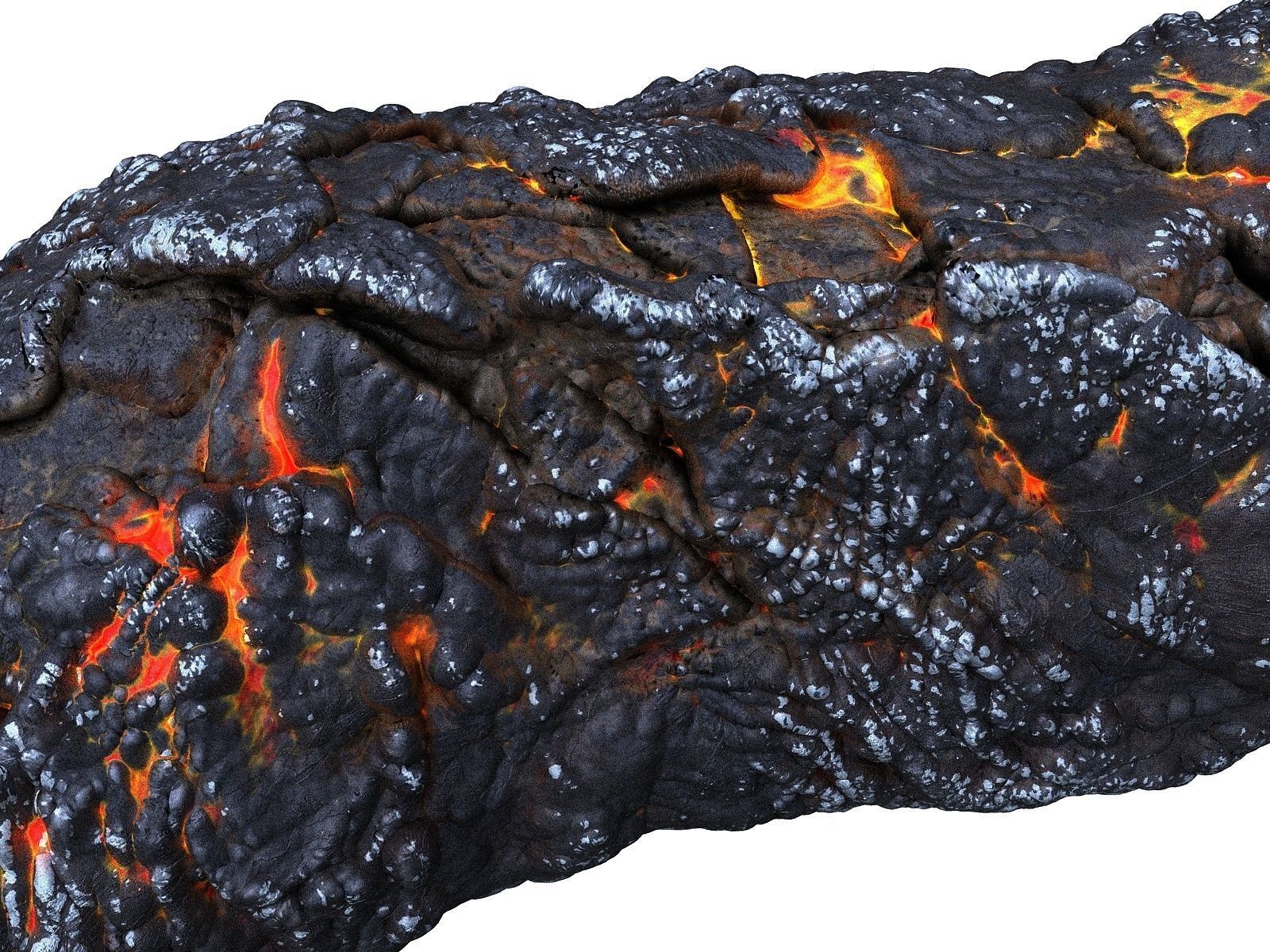Lava Rock  Low-poly 3D model_13