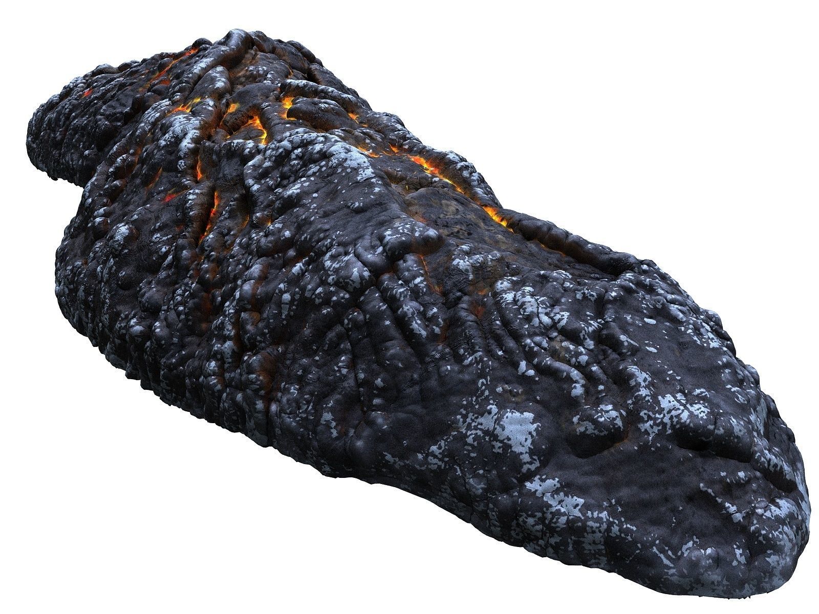 Lava Rock  Low-poly 3D model_14