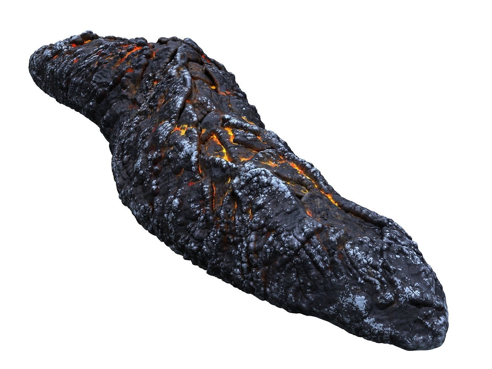 Lava Rock  Low-poly 3D model_3