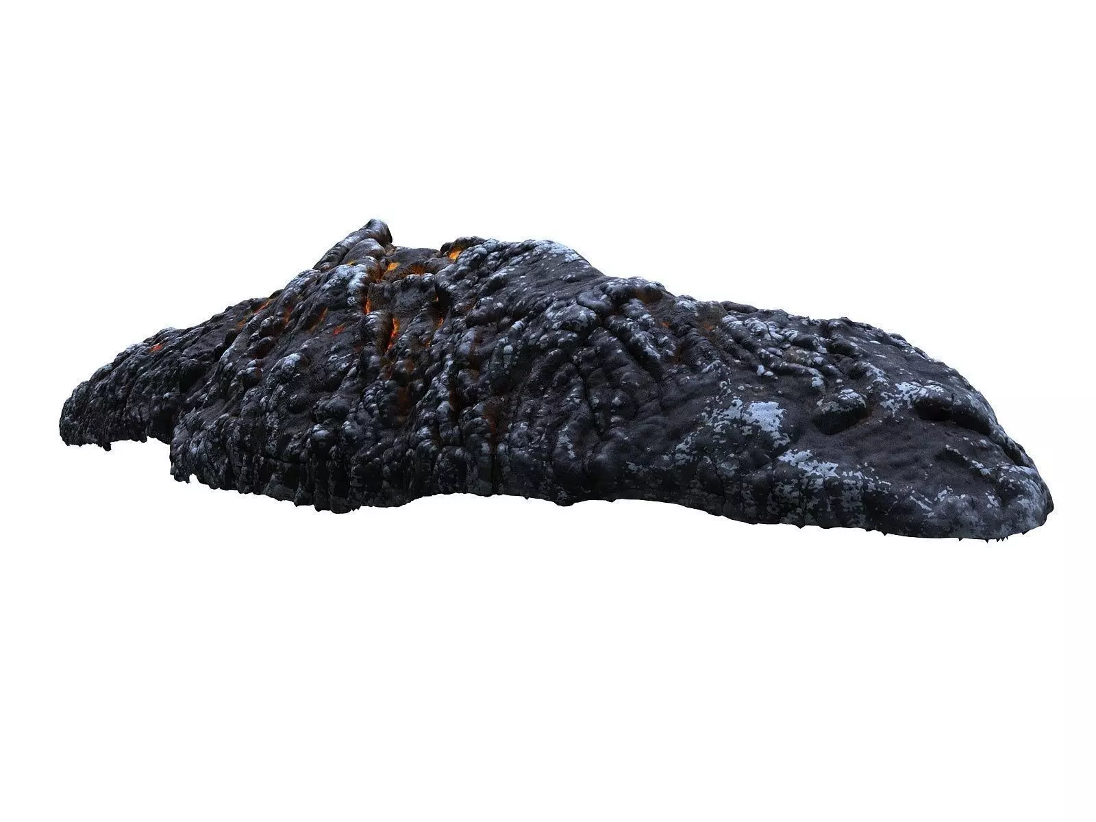 Lava Rock  Low-poly 3D model_0