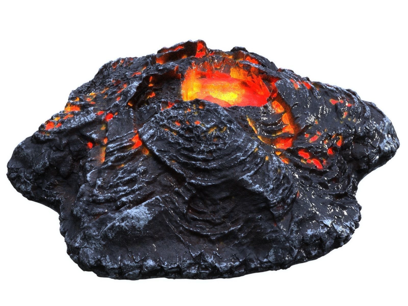 Crater HD Low-poly 3D model_7
