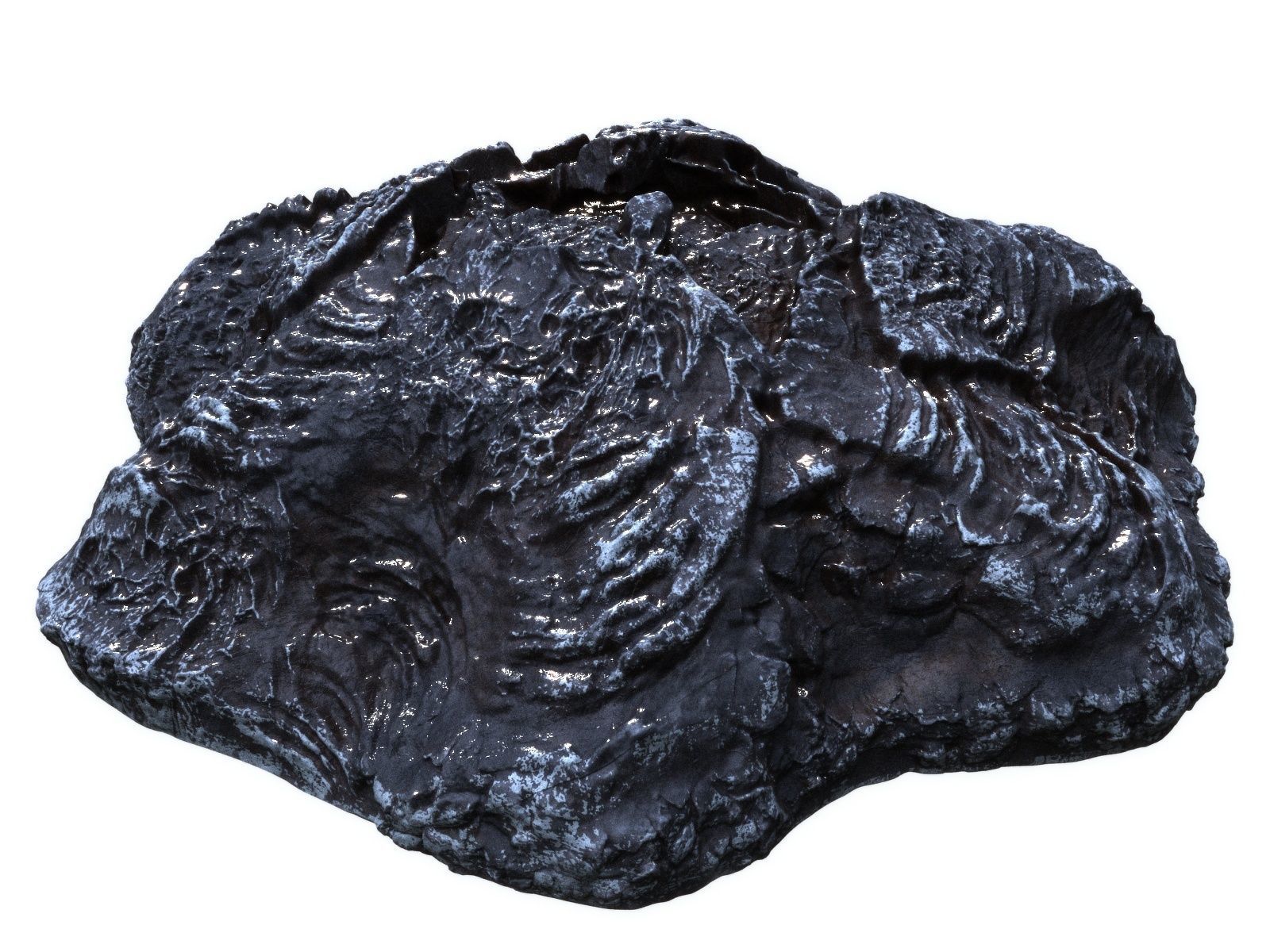 Crater HD Low-poly 3D model_2