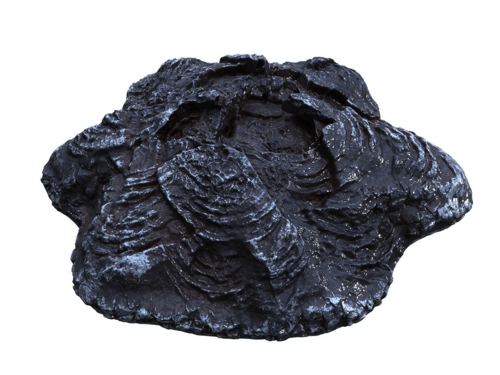 Crater HD Low-poly 3D model_9