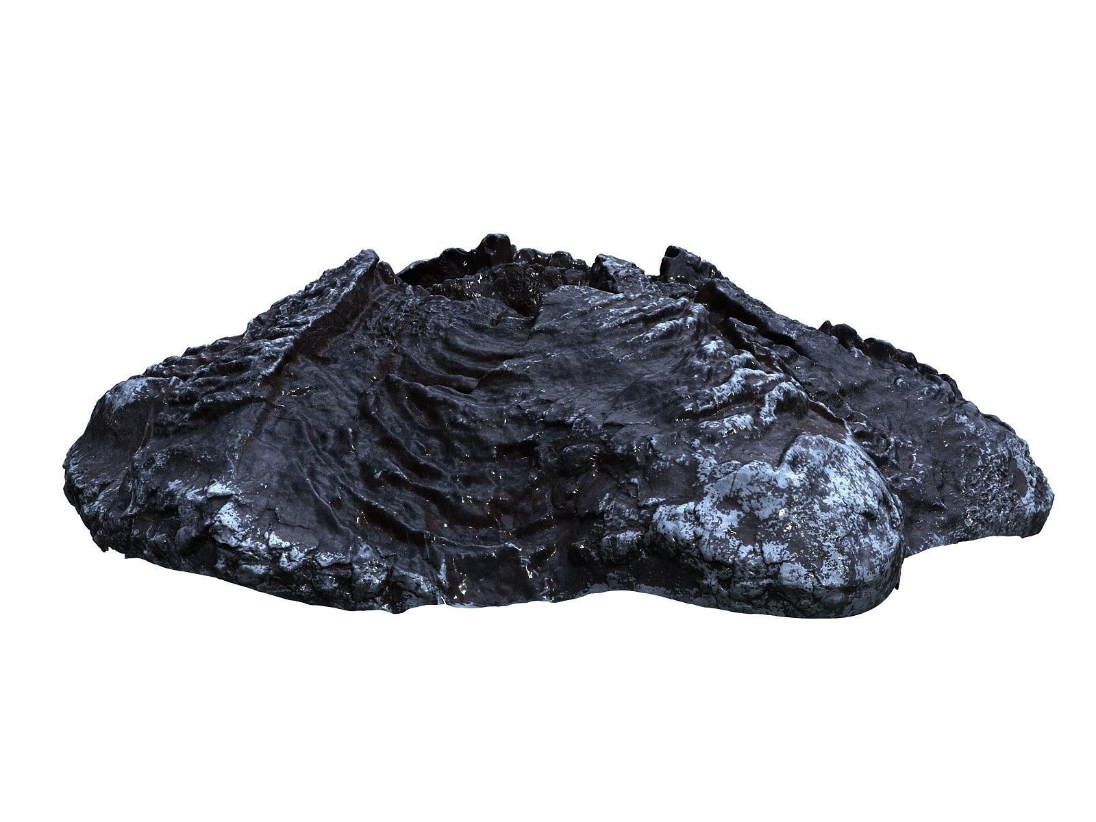 Crater HD Low-poly 3D model_3