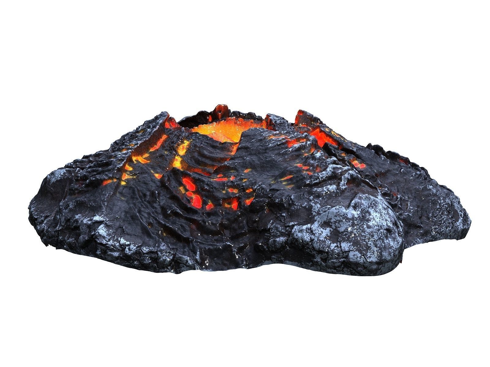 Crater HD Low-poly 3D model_8