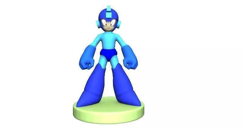 Mega man Free 3D print model