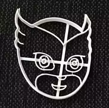 Cookie Cutter Pj Mask Red 3D print model