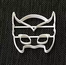 Cookie Cutter Pj Mask Red Mask 3D print model_0