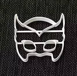 Cookie Cutter Pj Mask Red Mask 3D print model