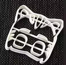 Cookie Cutter Pj Mask Blue Mask 3D print model