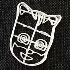 Cookie Cutter Pj Mask Blue  3D print model_0