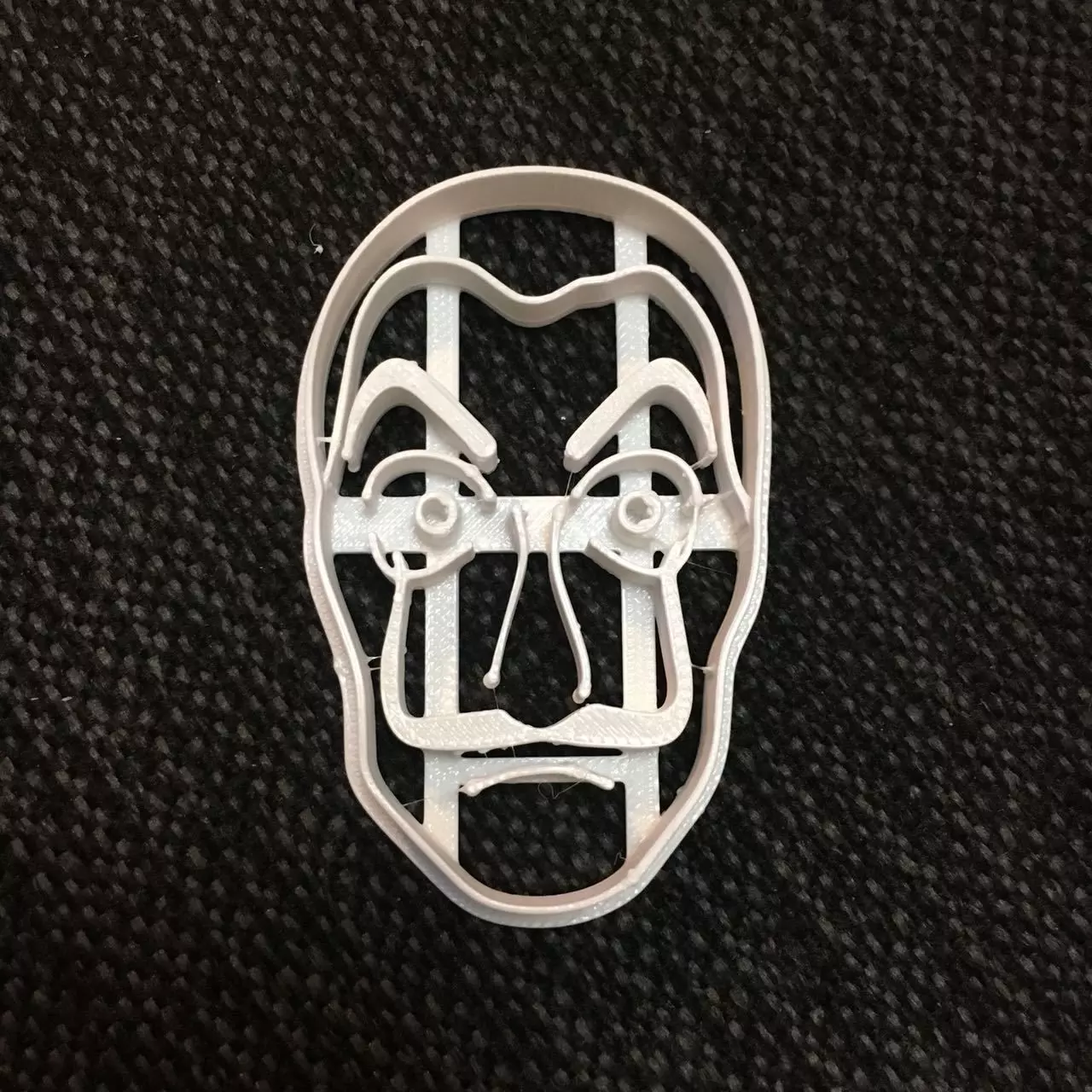 Cookie Cutter Casa de Papel Mascara Dali 3D print model