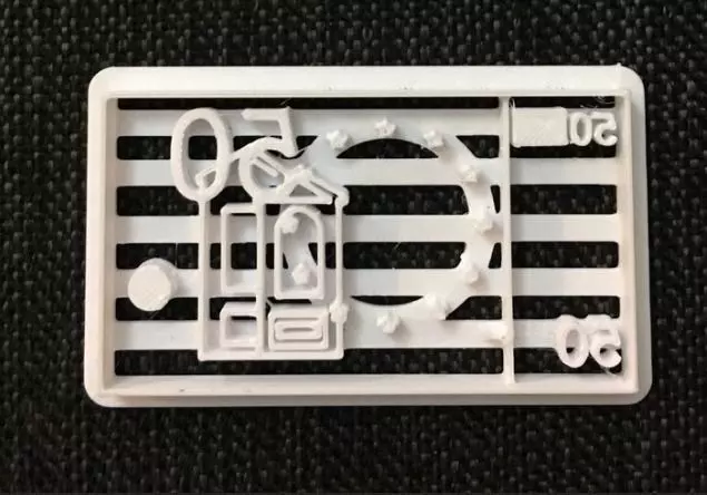 Cookie Cutter Casa de Papel Billete 3D print model