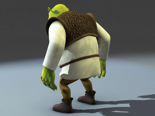 Shrek rigged 1 0 3D model_13