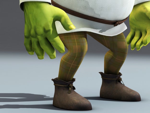 Shrek rigged 1 0 3D model_15