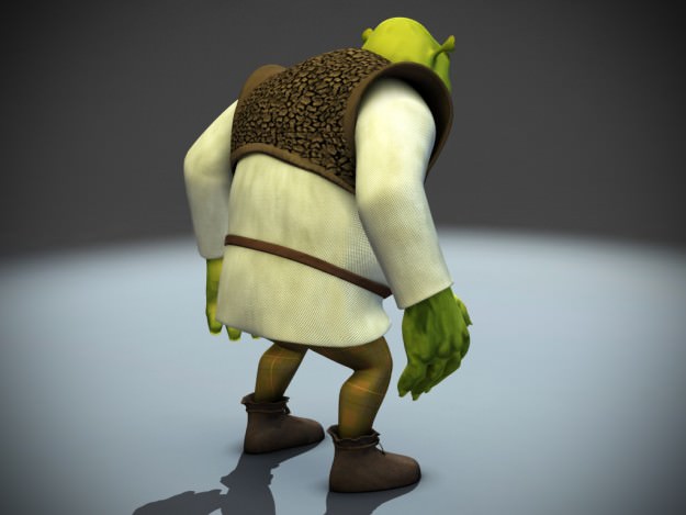 Shrek rigged 1 0 3D model_14