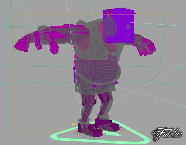 Shrek rigged 1 0 3D model_22