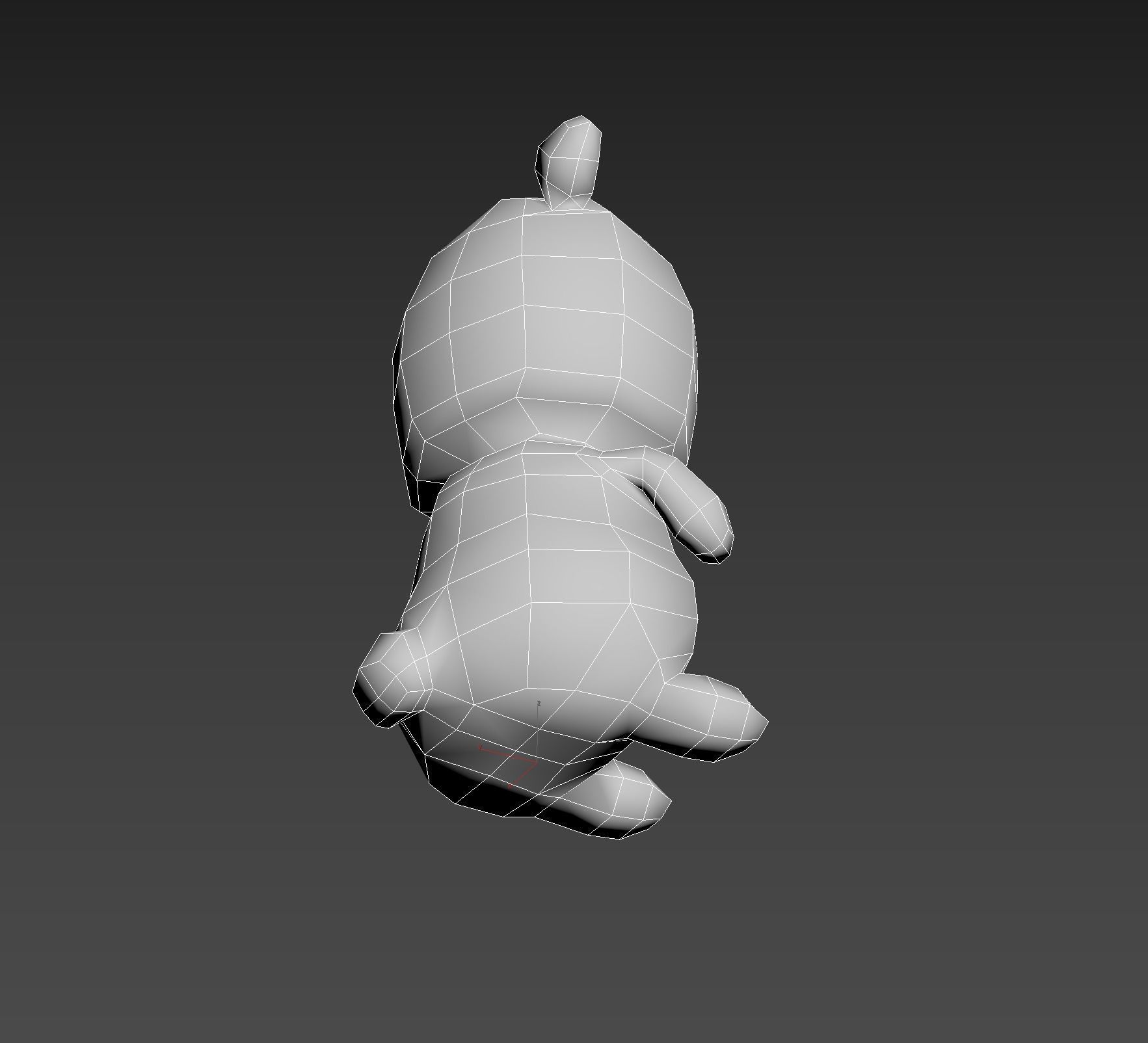 Plush Bears Low-poly 3D model_9
