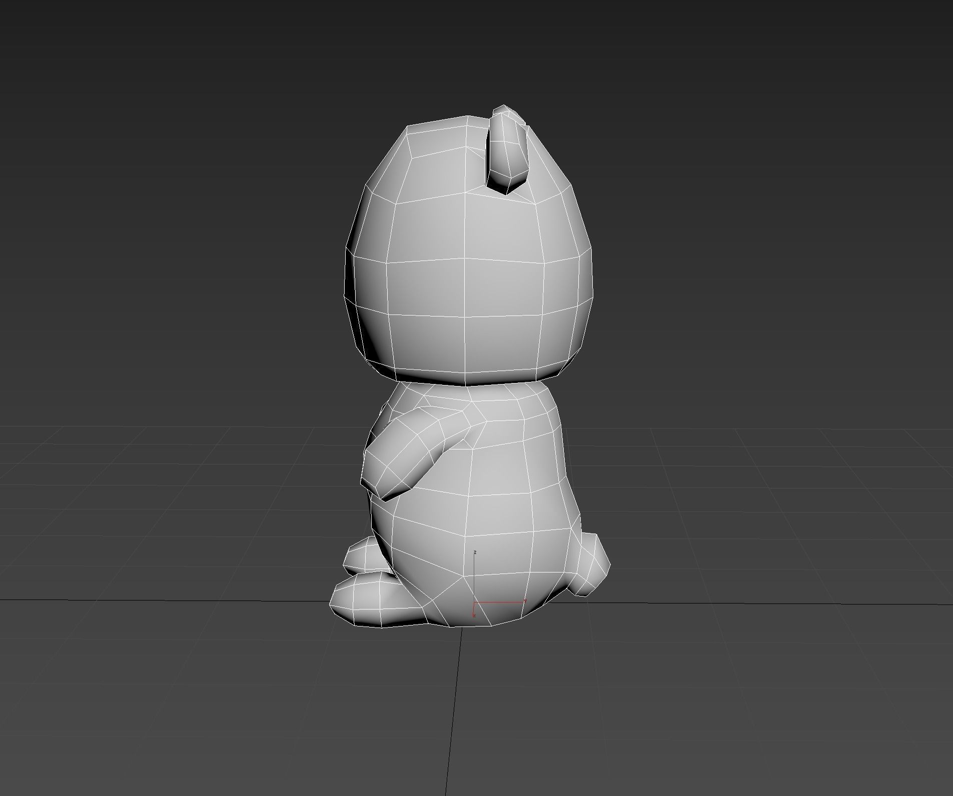 Plush Bears Low-poly 3D model_8