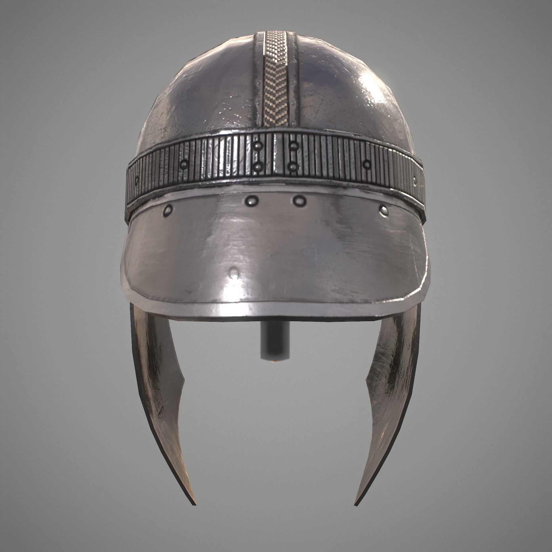 HIE Game Ready Helmet D180612 Low-poly 3D model_11