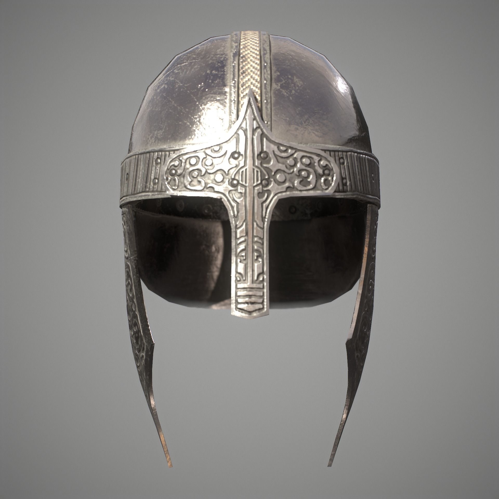 HIE Game Ready Helmet D180612 Low-poly 3D model_5