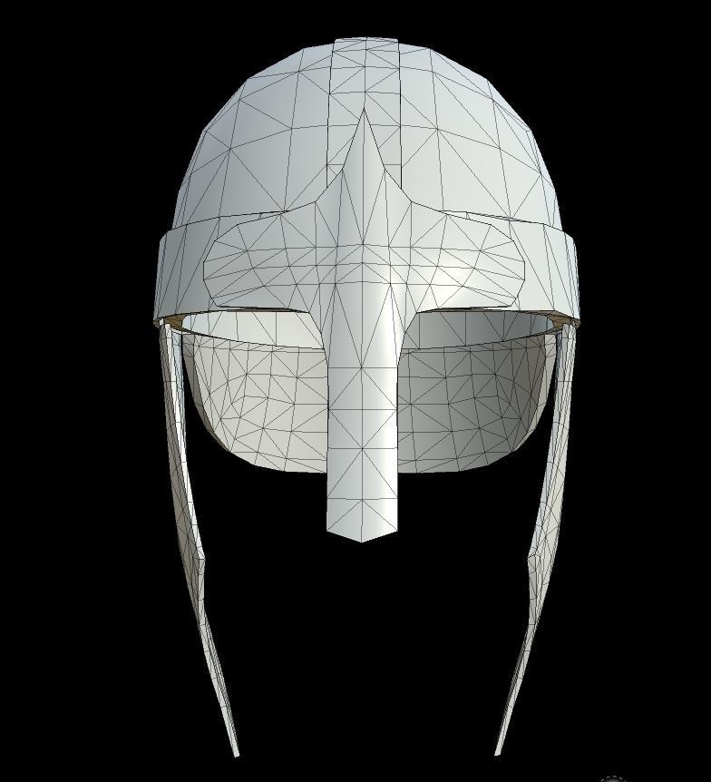 HIE Game Ready Helmet D180612 Low-poly 3D model_2