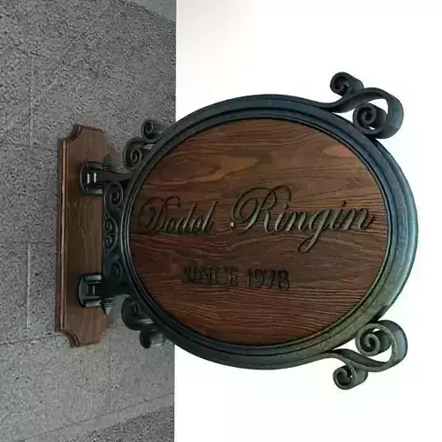 Vintage Signage 007 3D model