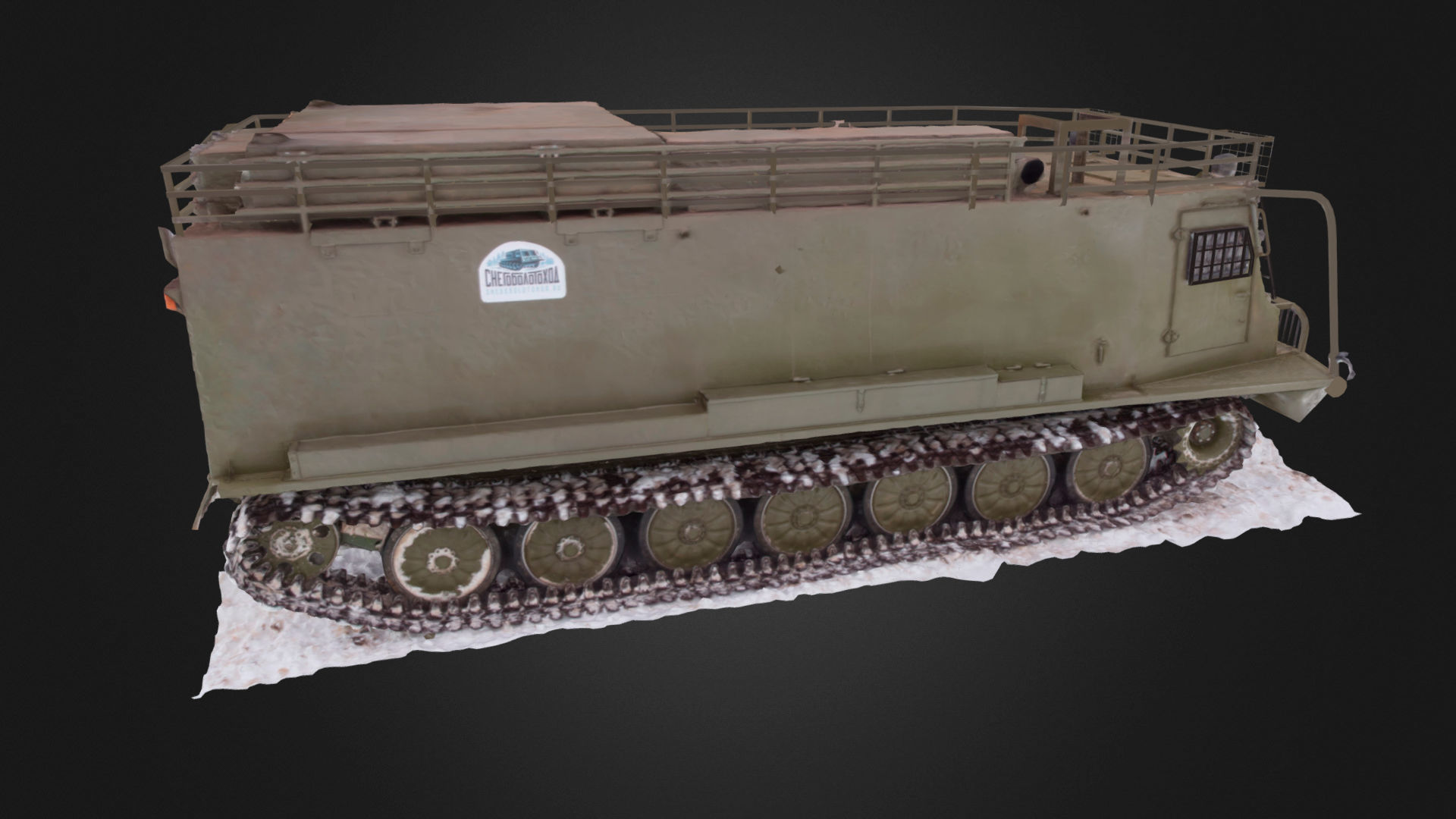 All terrain military vehicle 3D model_6