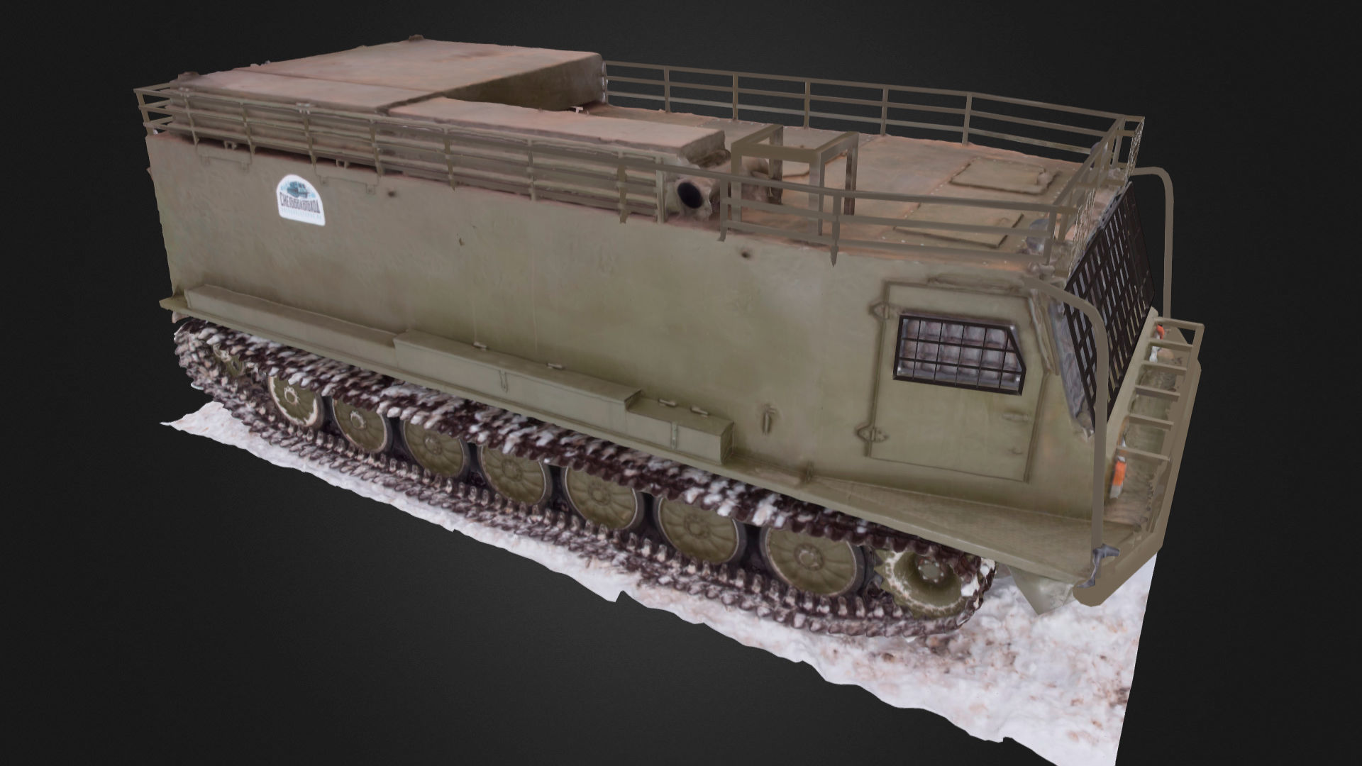 All terrain military vehicle 3D model_7