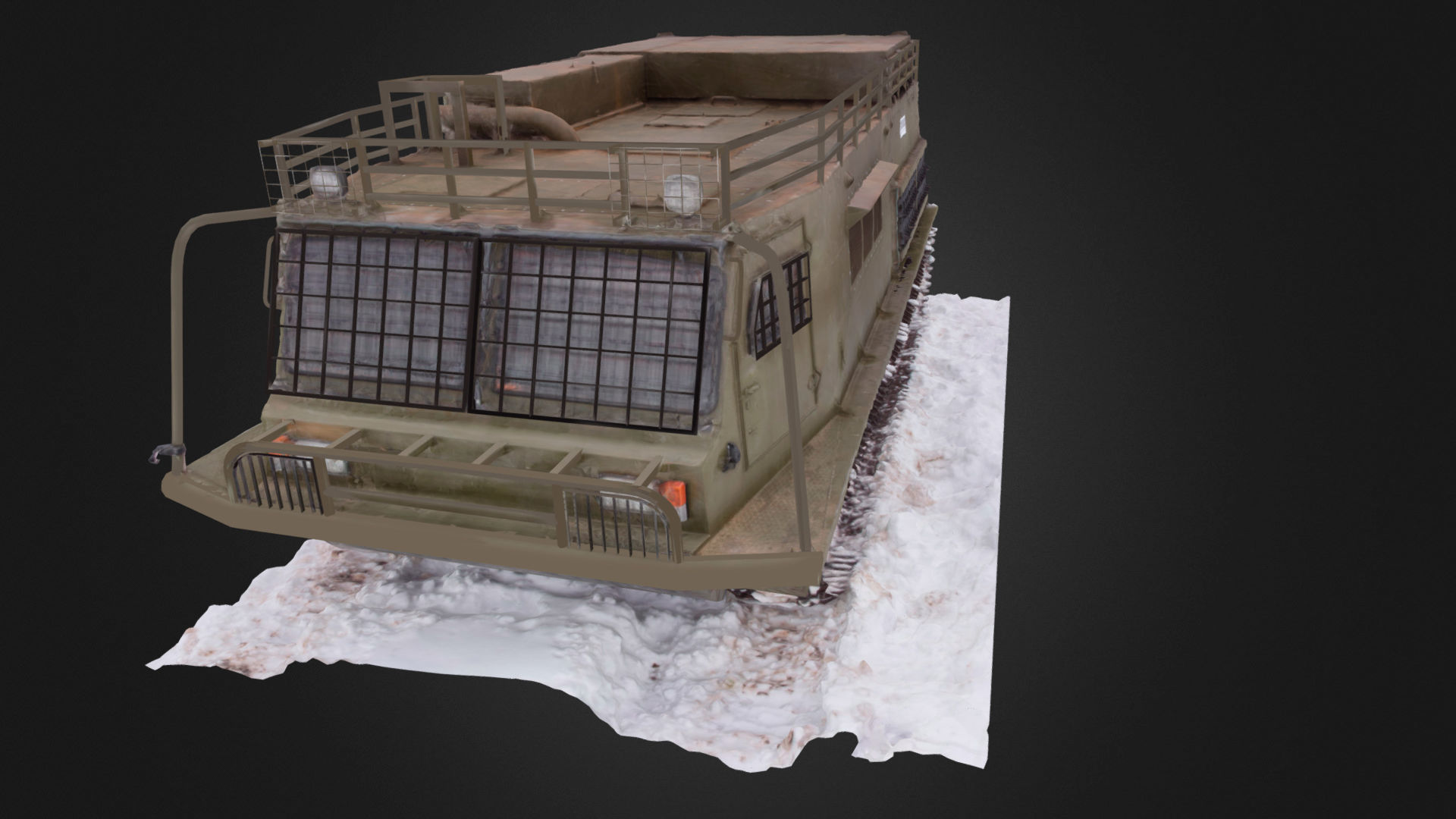 All terrain military vehicle 3D model_10