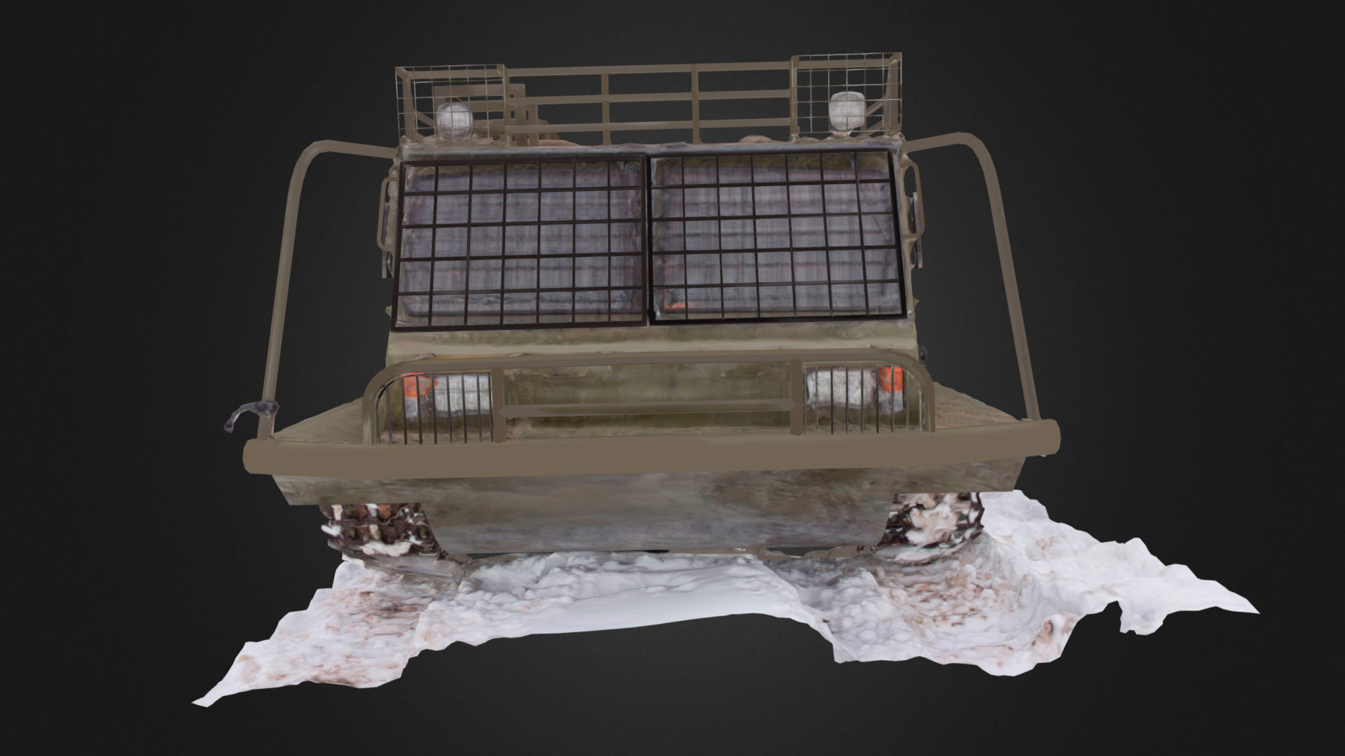 All terrain military vehicle 3D model_15