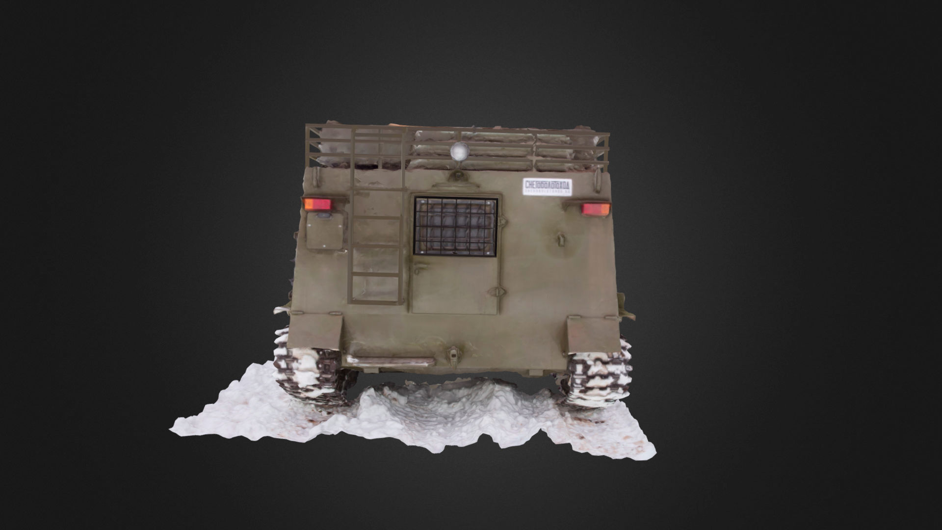 All terrain military vehicle 3D model_14