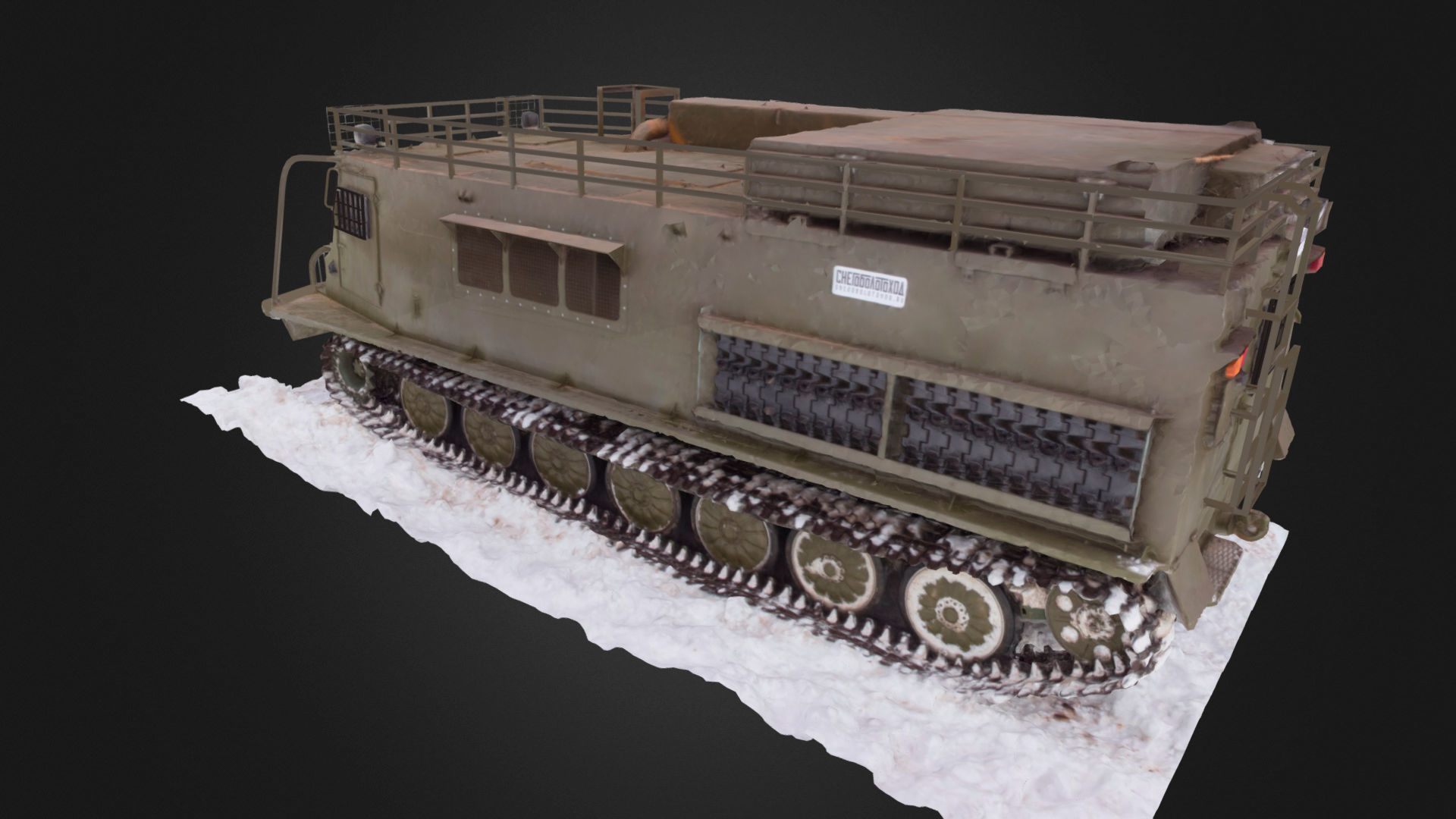 All terrain military vehicle 3D model_3