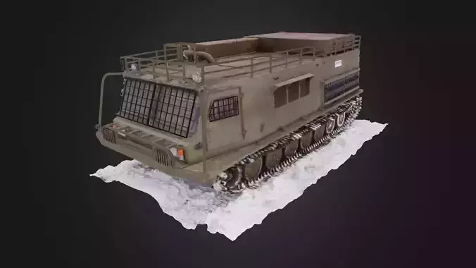 All terrain military vehicle 3D model