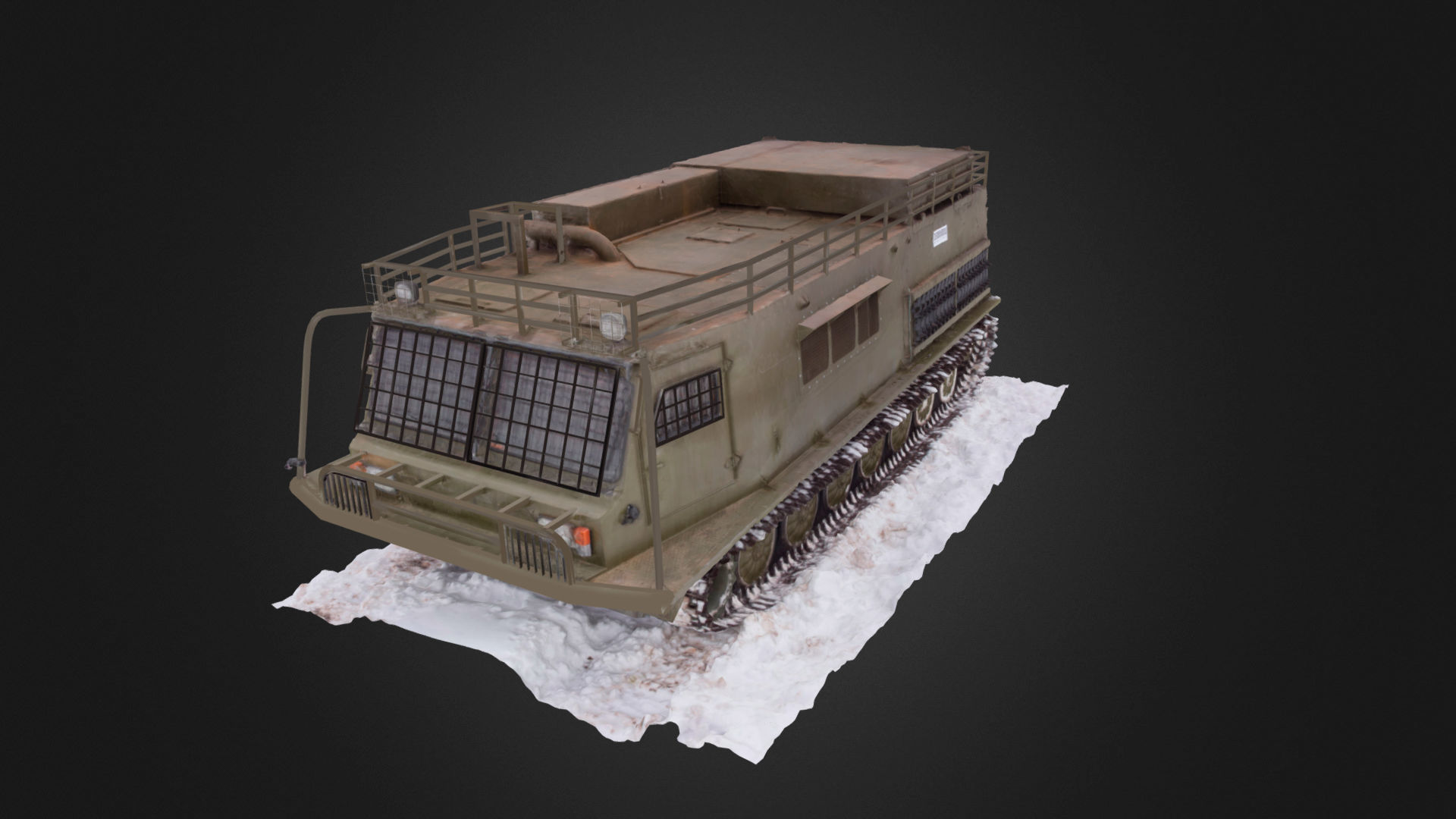 All terrain military vehicle 3D model_17