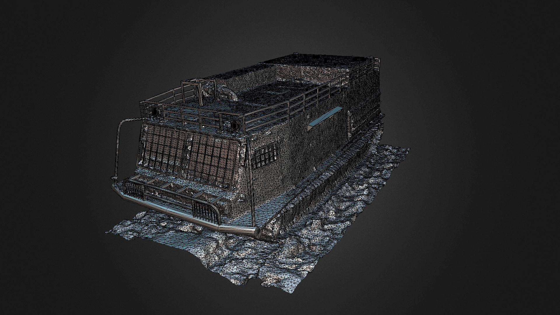 All terrain military vehicle 3D model_19