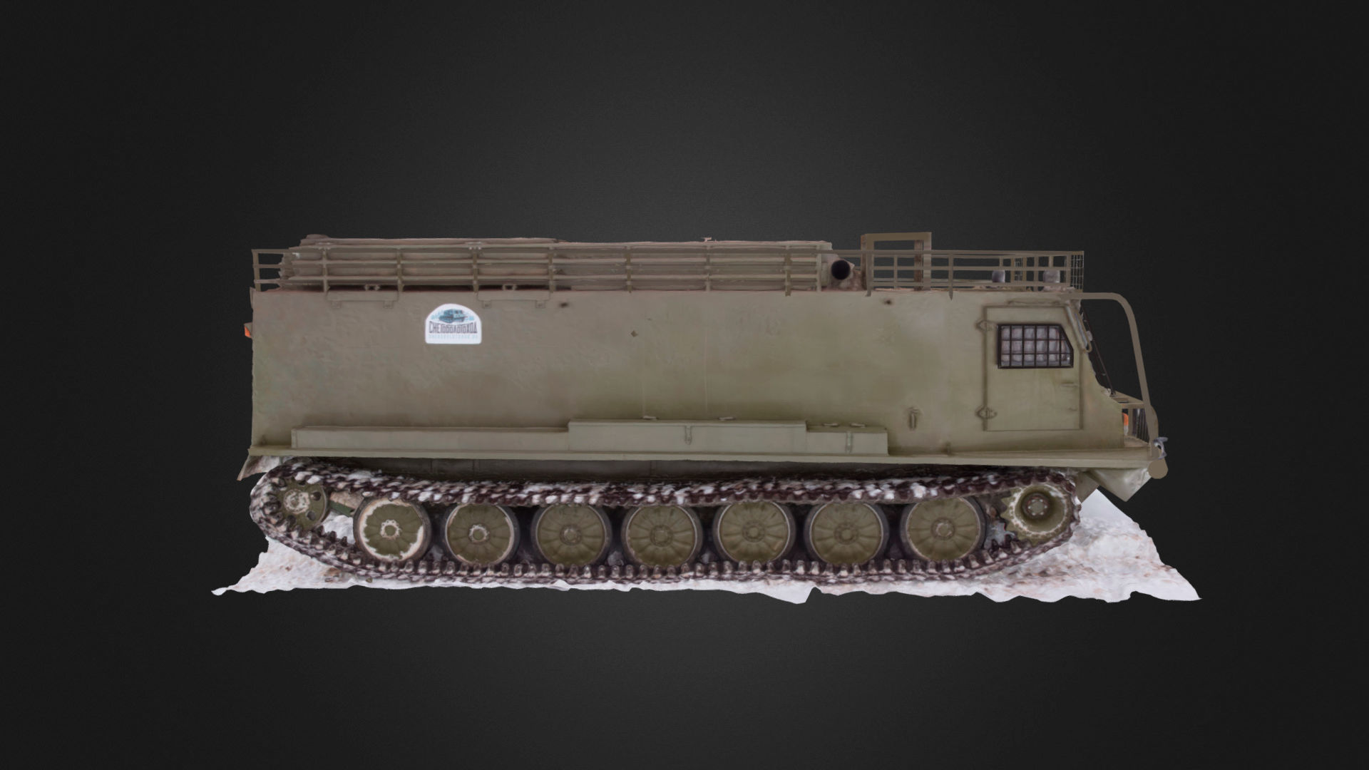 All terrain military vehicle 3D model_11