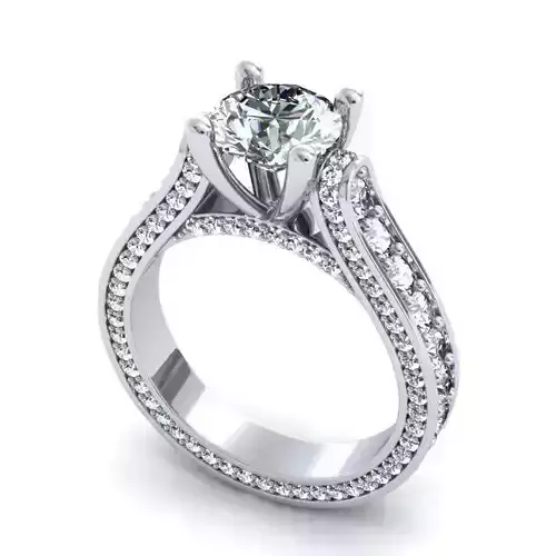 Engagement Ring With Diamonds 138