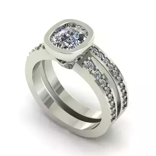 Engagement Ring With Diamonds 147