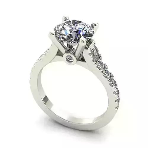 Engagement Ring With Diamonds 152