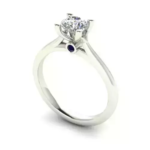 Engagement Ring With Diamonds 153