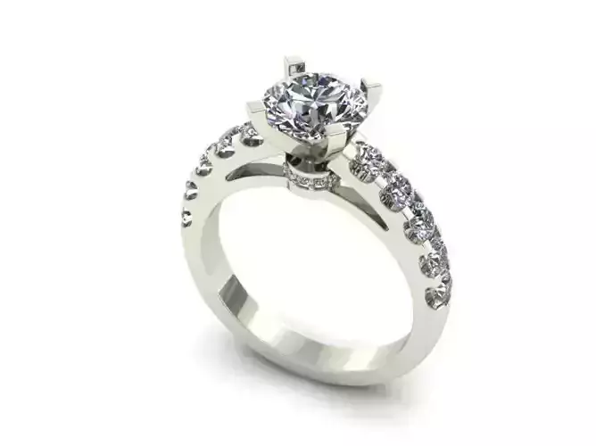 Engagement Ring With Diamonds 154