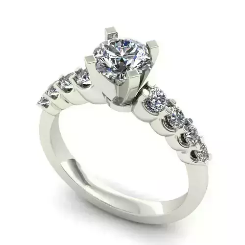 Engagement Ring With Diamonds 158
