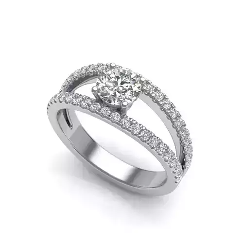 Engagement Ring With Diamonds 162
