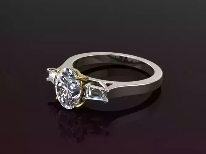 Engagement Ring With Diamonds 171