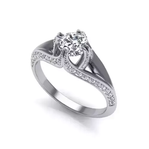 Engagement Ring With Diamonds 172
