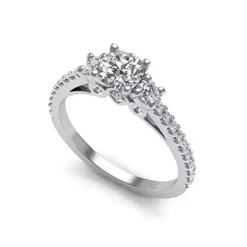 Engagement Ring With Diamonds 173