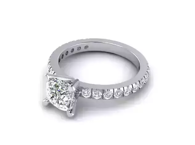 Engagement Ring With Diamonds 175